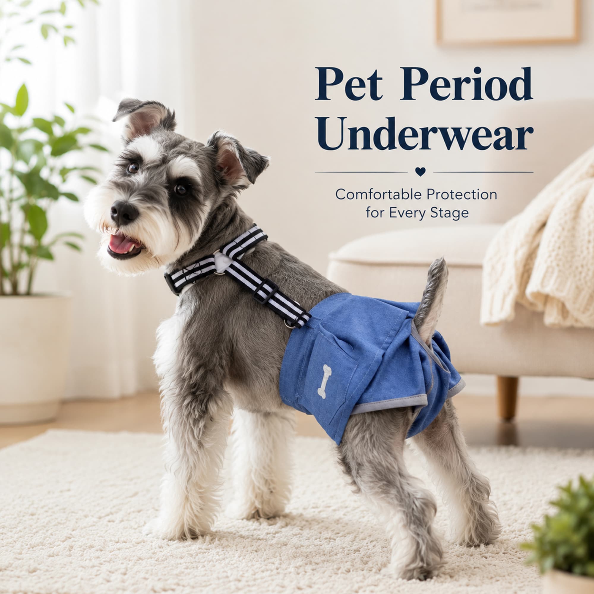 Dog Harness Physiological Pants Prevent Falling And Dirt