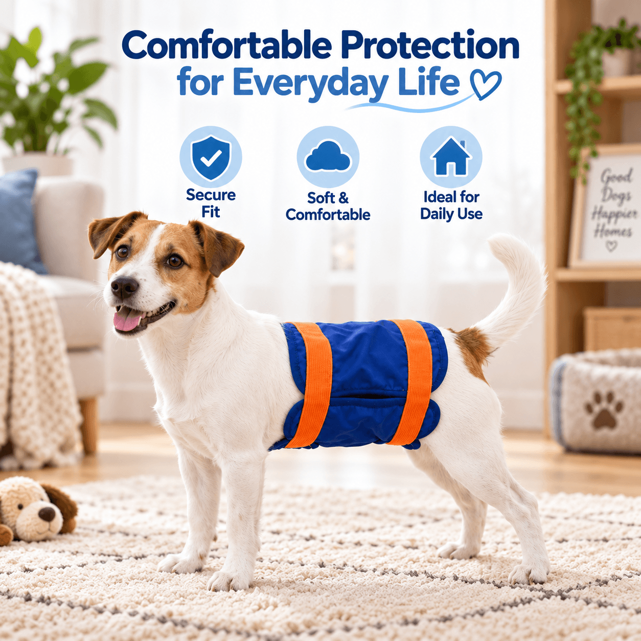 Male Dog Physiological Pants Outdoor Dog Walking Anti Harassment Heat Period Behavior Management Belly Band Pet Supplies