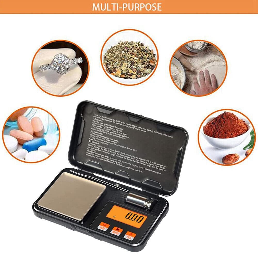 Portable Digital Scale Jewellery Gold Weighing Mini Pocket 50g 0.001g Grams