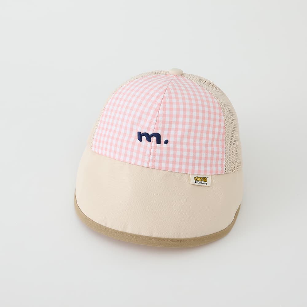 The New Boys' And Girls' Striped M-letter Fashionable And Simple Style Baseball Cap Is Suitable For Babies To Go Out For Shopping And Play In The Outdoors.