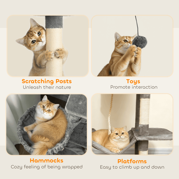 Multi-Level Cat Tower