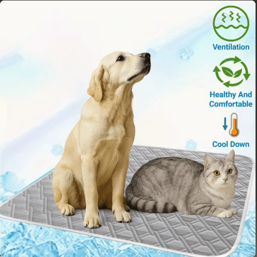 Pet Cooling Ice Silk Cooling Dog Mattress