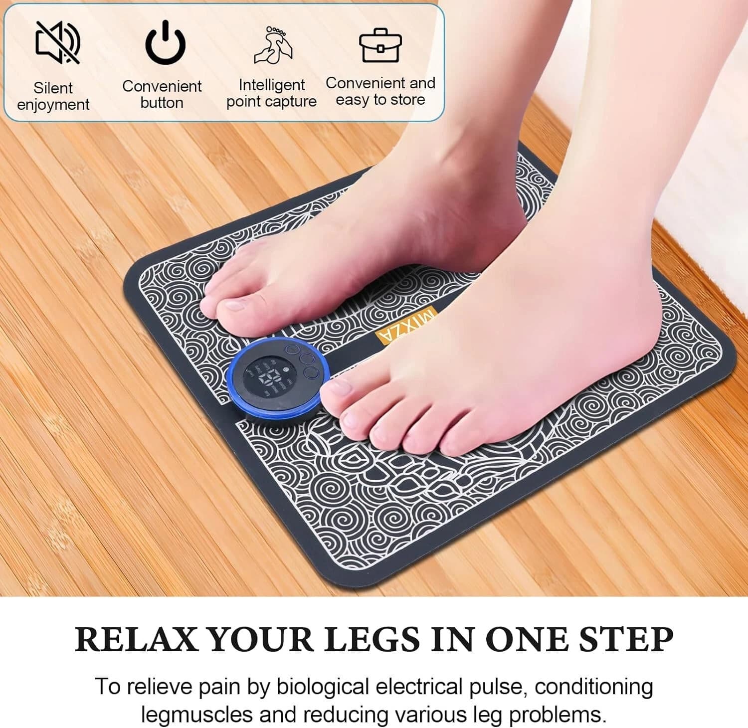 2026 EMS Foot Massager USB Rechargeable For Feet Circulation And Pain Relief