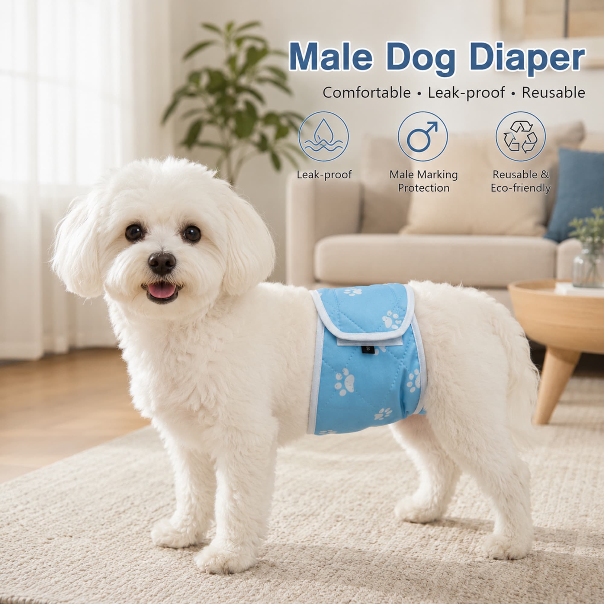 New Male Dog Physiological Pants With Politeness And Anti-Heat Distraction Function