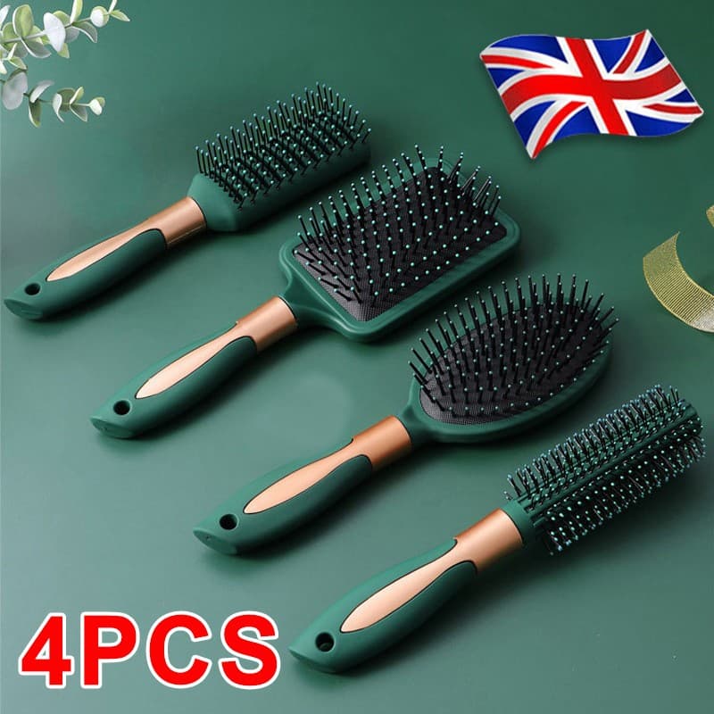 4pcs Hair Brush Set For Women Professional Salon Hairbrush Comb Hairbrush Massage
