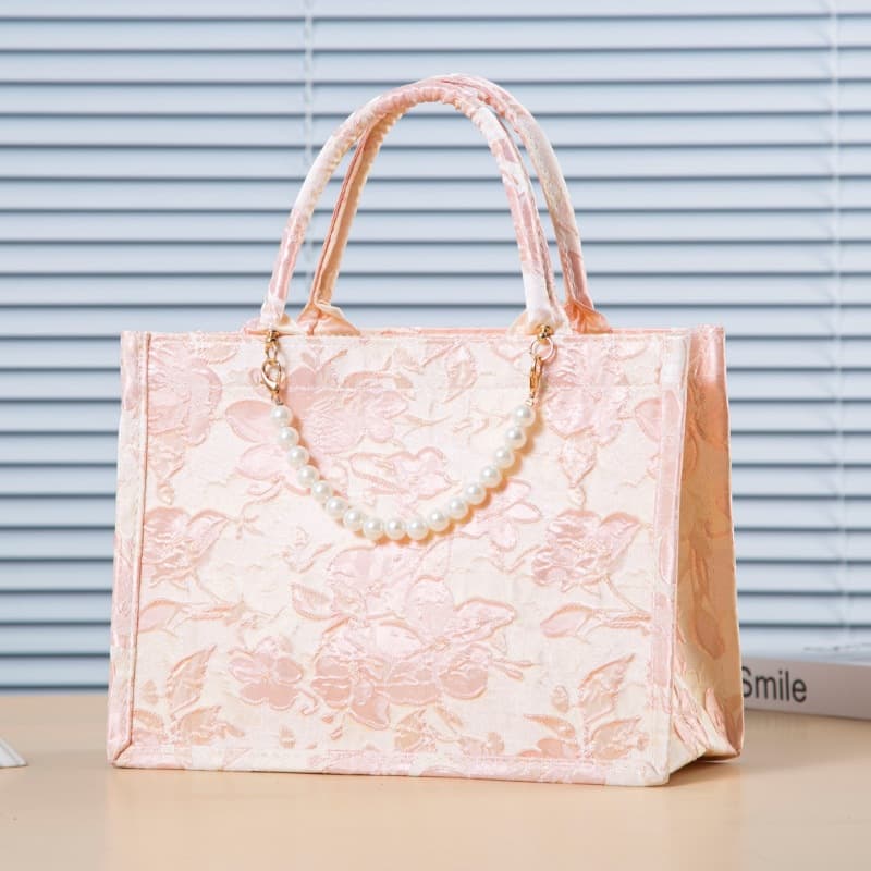 Relief-printed Souvenir Canvas Gift Bag