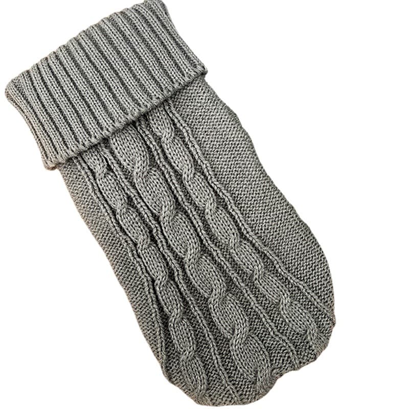 Thickened Cable-knit Solid-color Dog Sweater