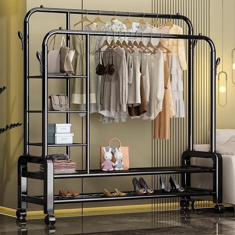 Simple Clothes Drying Rack Freestanding Home Clothes Rack
