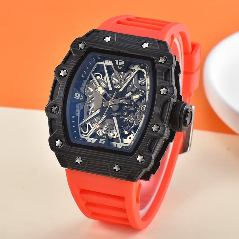 New Large-dial Mens Quartz Watch, Waterproof Sports Watch