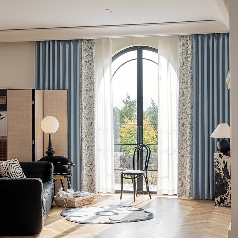 Full Shading Bedroom Stitching Light Luxury High-end Modern Minimalist Living Room Balcony