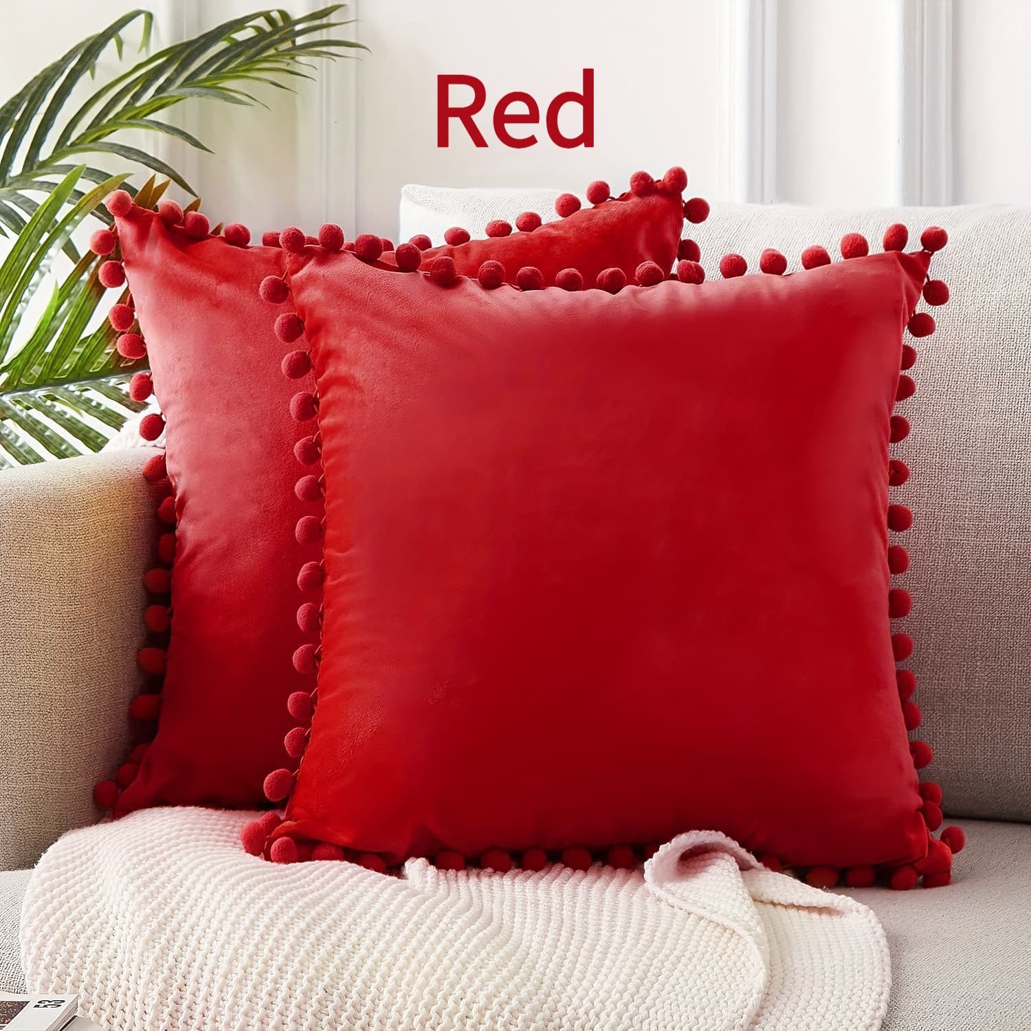 Velvet Sofa Cushion For Home Textiles