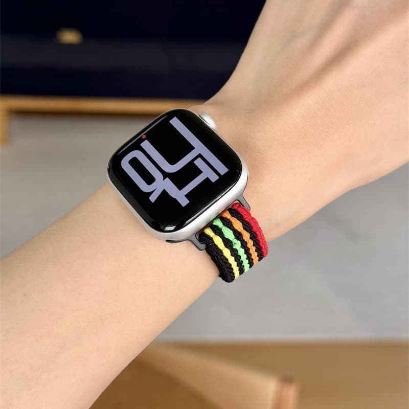 Flat-top Diamond-shaped Two-tone Woven Magnetic Clasp Suitable
