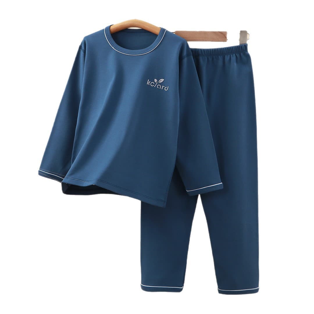 New Pure Cotton Pajamas Autumn And Winter Homewear Set Loose And Casual
