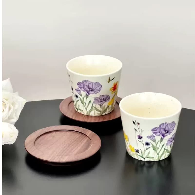 Retro Hand-held Latte Art Coffee Cup