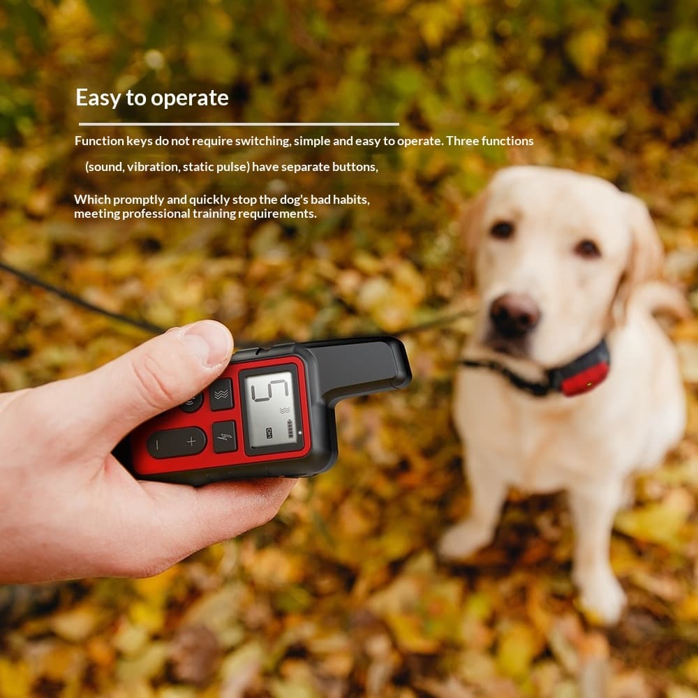 Remote-controlled Anti-barking Device That Prevents Barking From A Distance