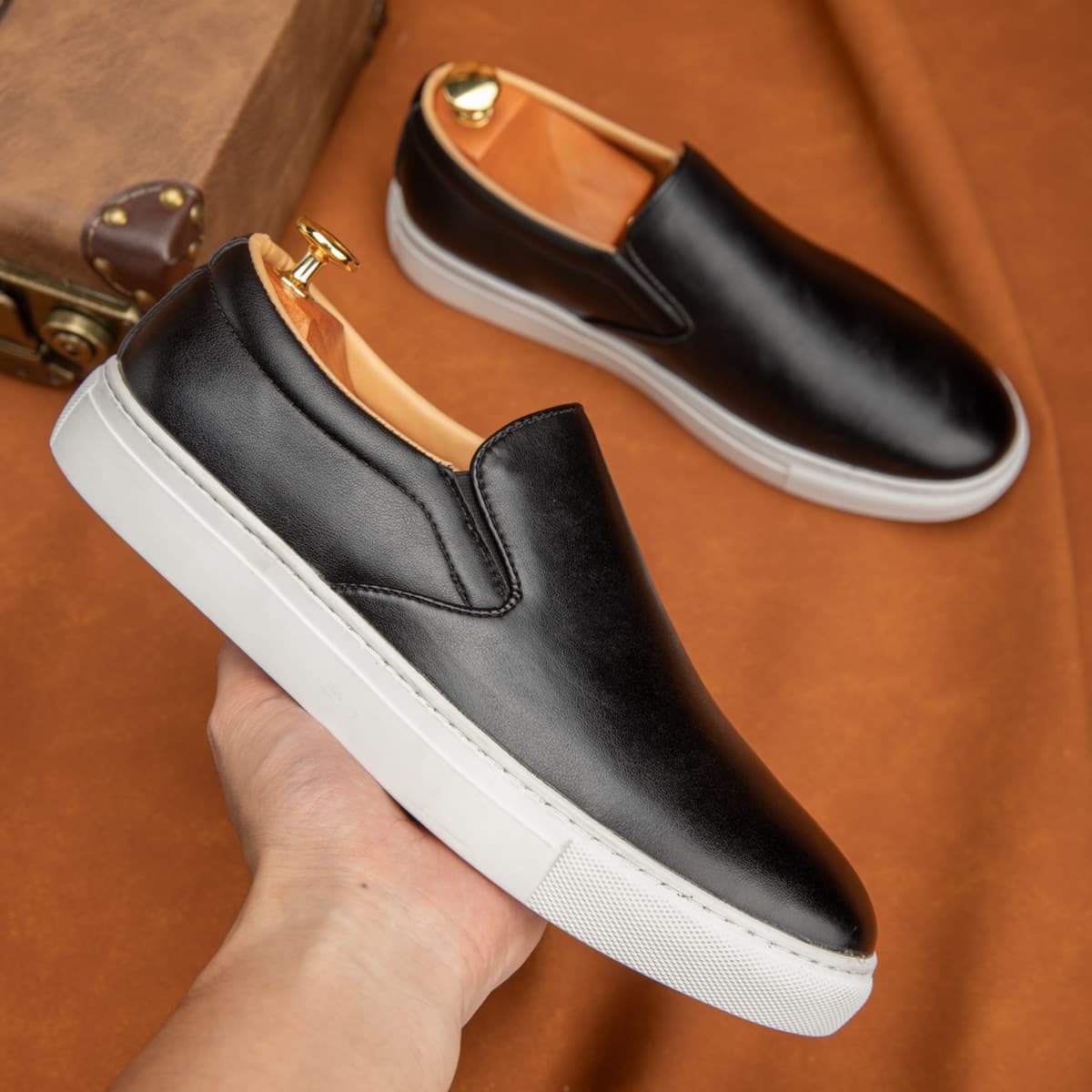 Slip-on Flat Loafers Small Leather Shoes