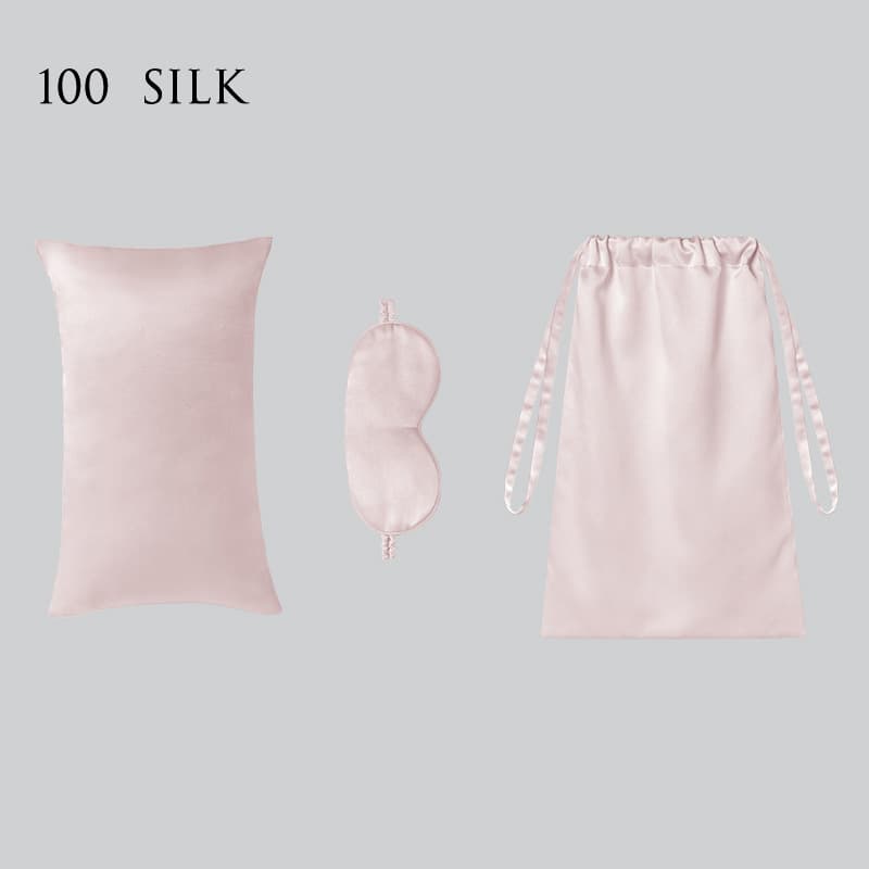 Fully Light-Blocking, Ear-Loop Silk Eye Mask