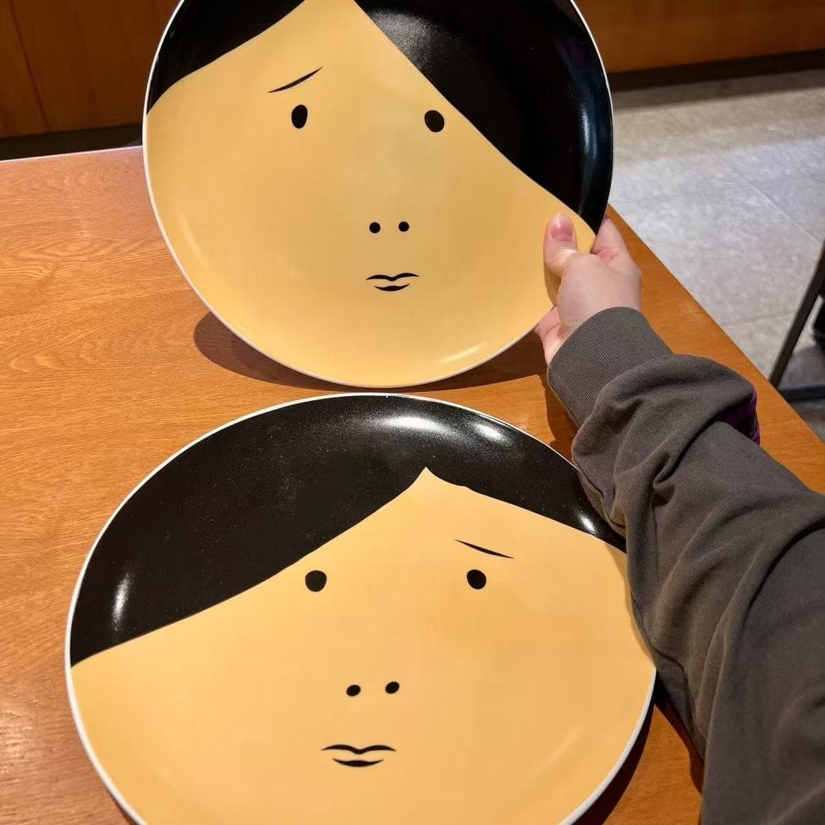Ceramic Dinner Plate Simple Nordic Style For Home Use