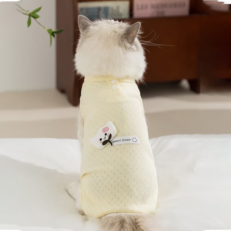 Cat Clothing Belly-covering Garment Spayneuter Suit Kitten Vest