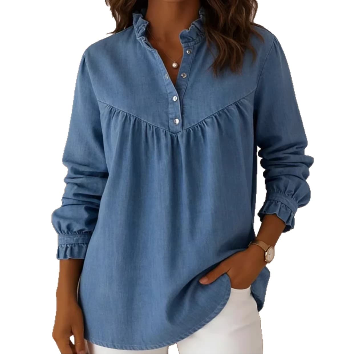 Loose Comfortable Casual Denim Shirt