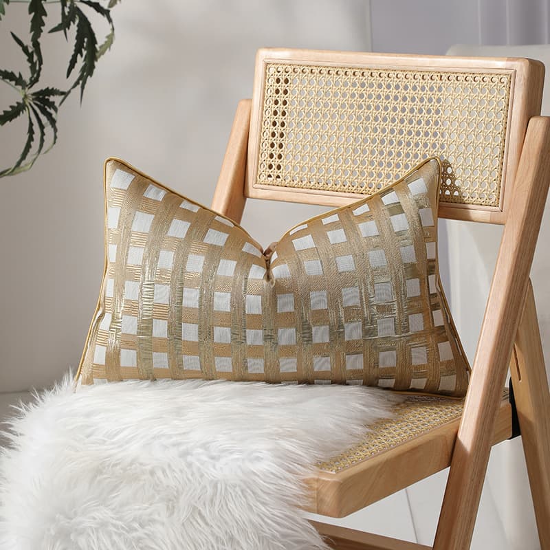 High Precision Light Luxury Sofa Decoration Waist Pillow