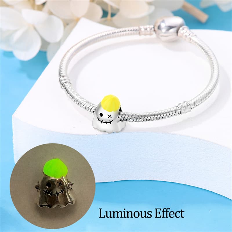 Cute Ghost DIY Bracelet Bead Accessories