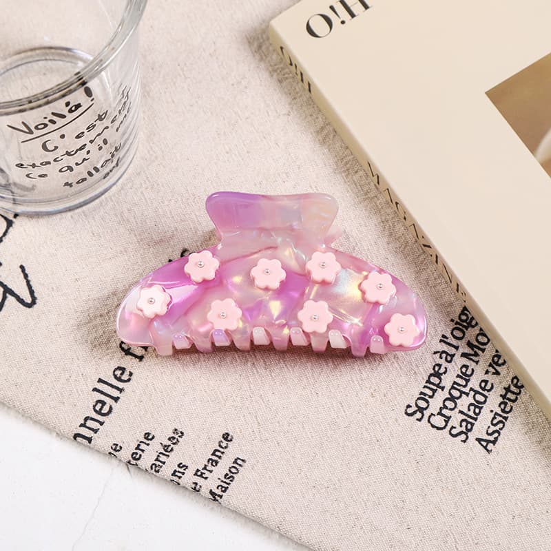 Hairclip Butterfly Acetic Acid Premium Grip Clip