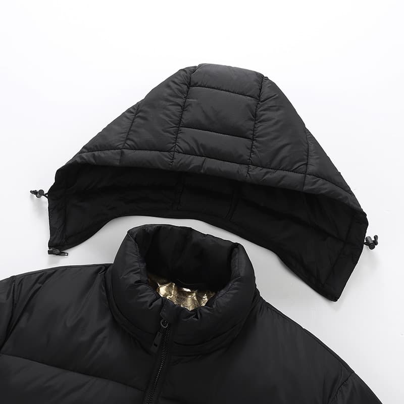Smart Heating DC Warm Two-color Heating Constant Temperature Cotton-padded Coat