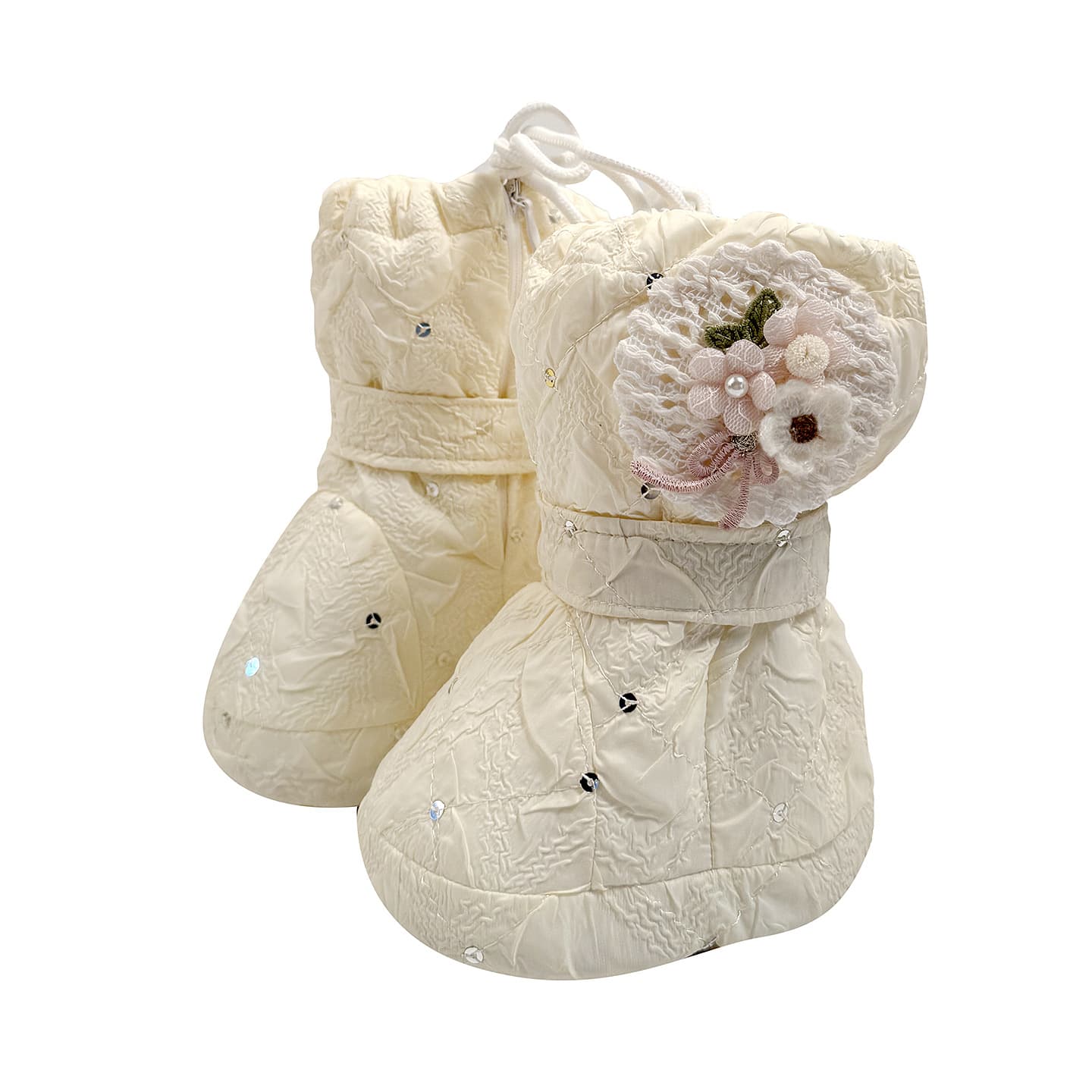 High-top Cotton Shoes Long Boots Baby Foot Covers Pre-walking Shoes