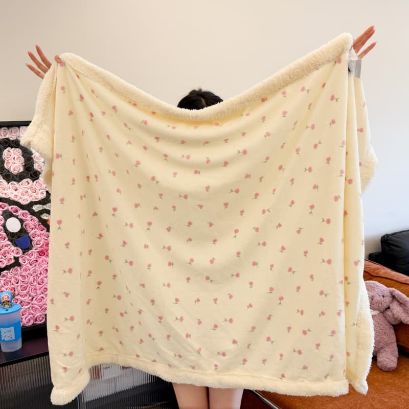 Autumn And Winter New Milk Fiber Berber Fleece Blanket