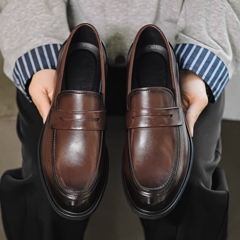 Business Casual Leather Shoes