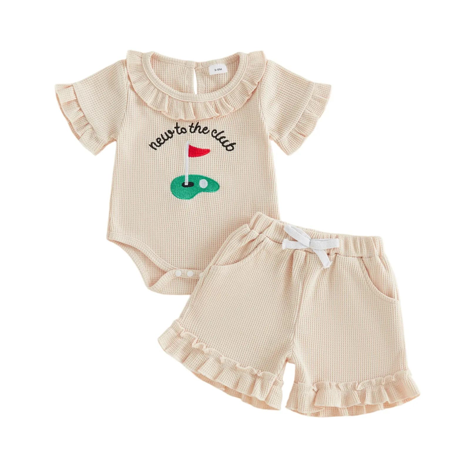 Summer Two-Piece Shorts Set For Girls