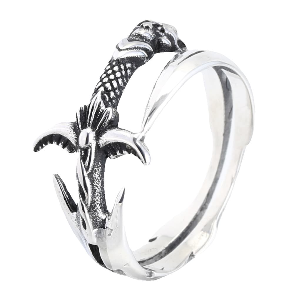 Personalized Retro Weapon Sword Titanium Steel Ring