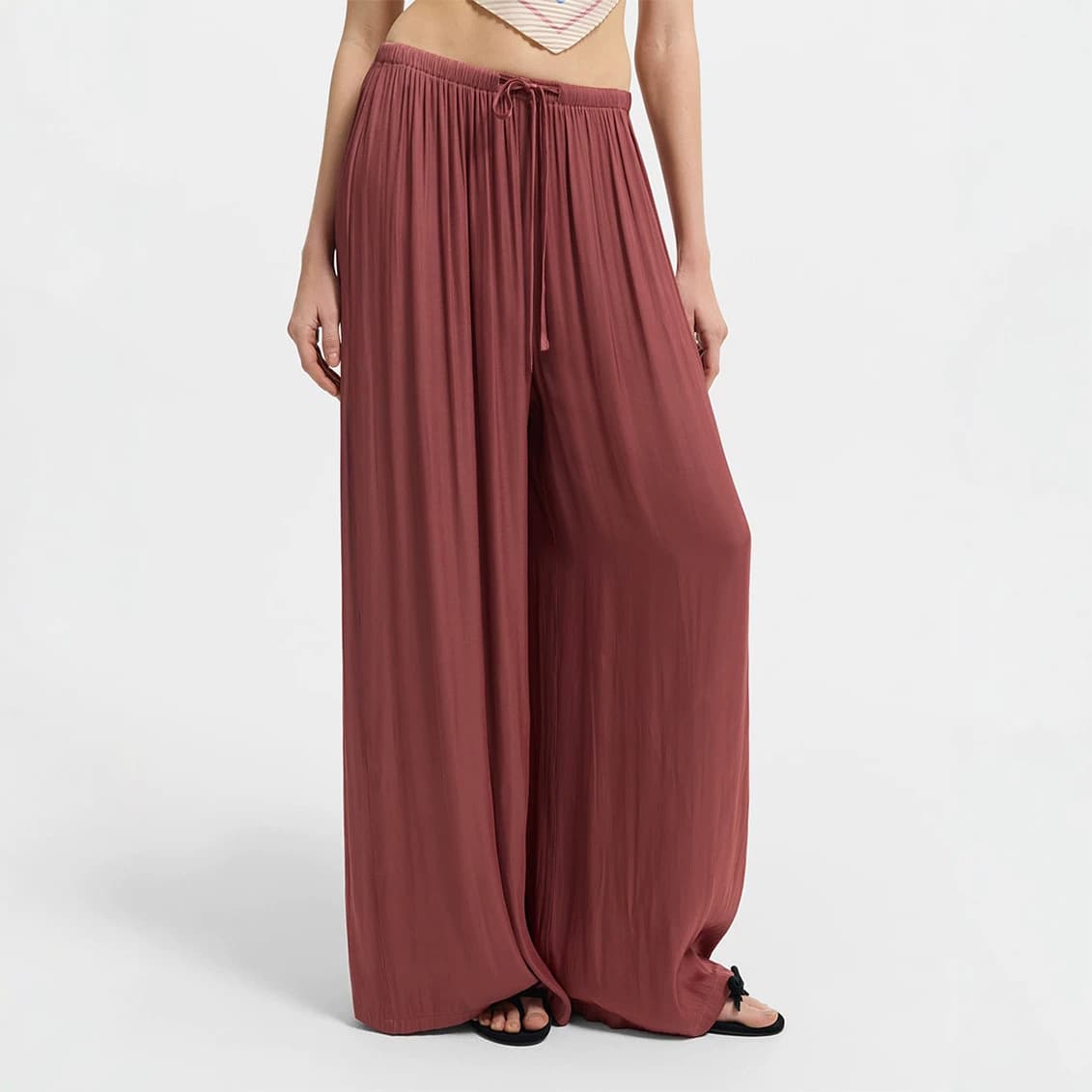 Wide-leg Casual Pants Womens Style Loose-fitting And Slimming