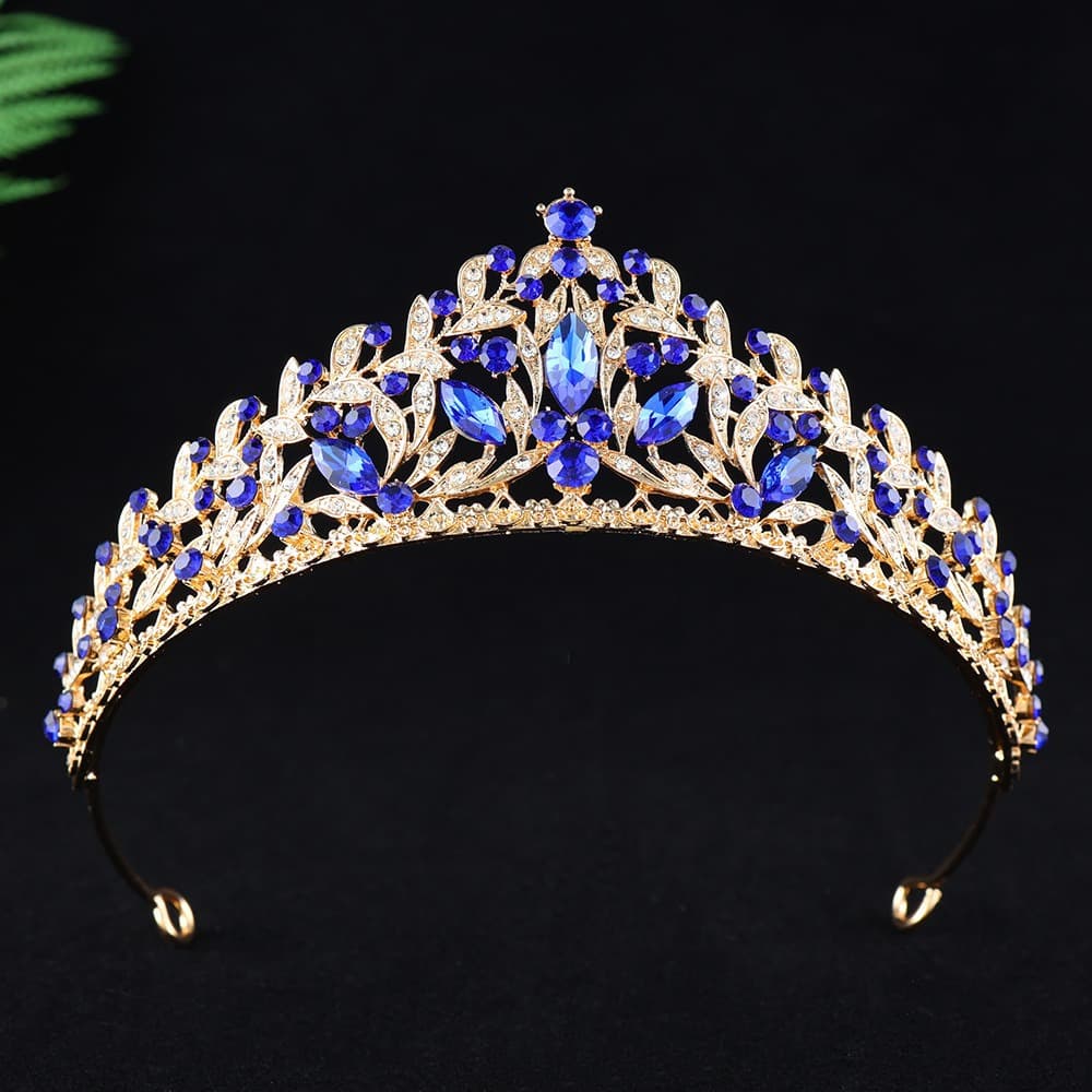 Alloy Rhinestone Princess Birthday Crown Photo Studio Hair Accessory