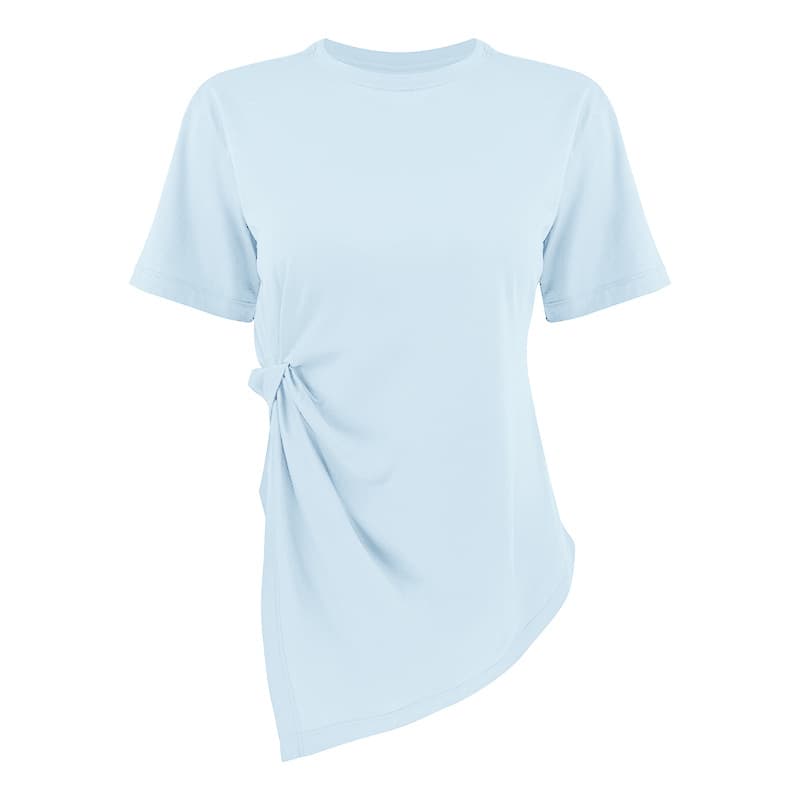 New Womens Short-Sleeve Yoga T-Shirt