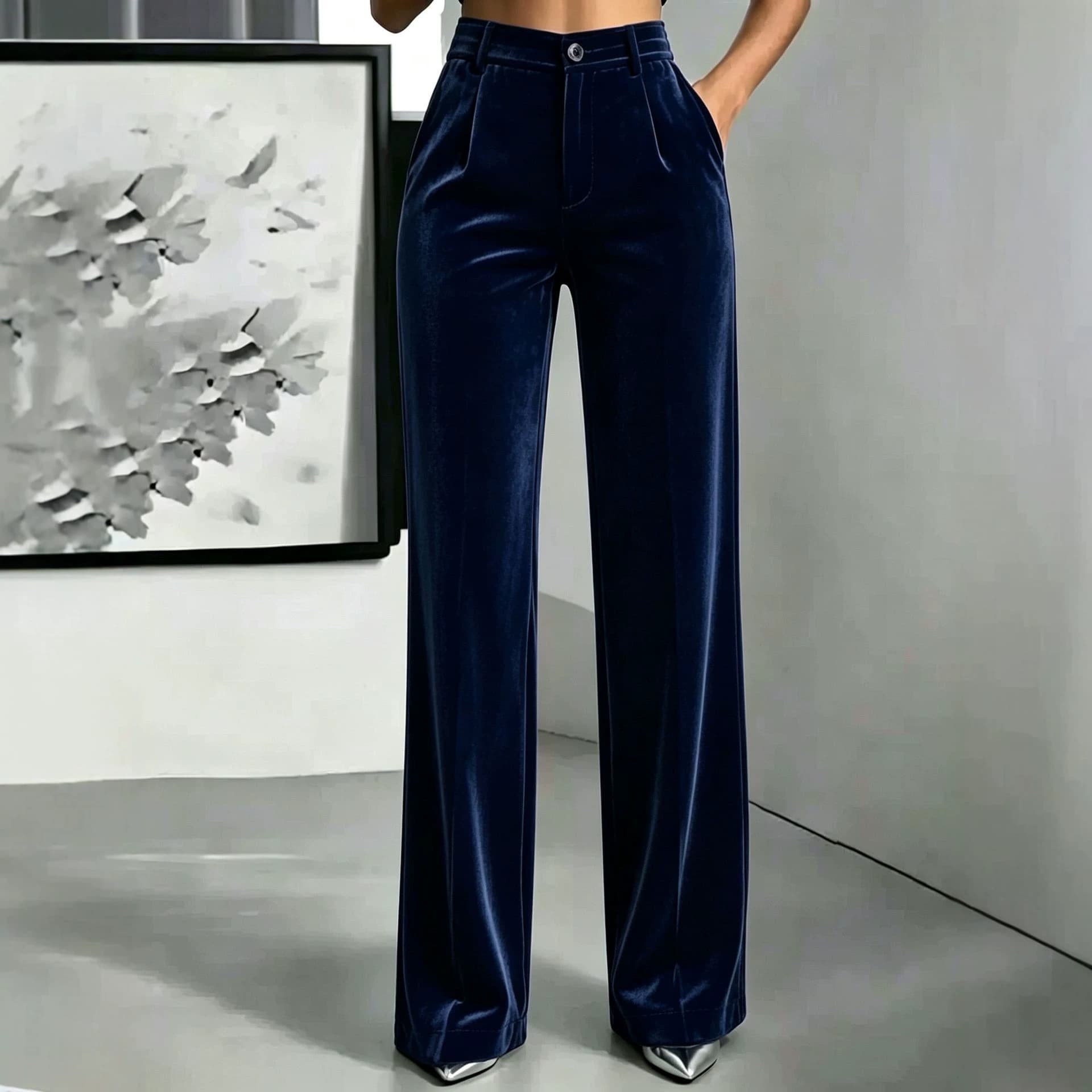 Slimming Long Suit Pants For Women European And American Style Independent E-commerce Store