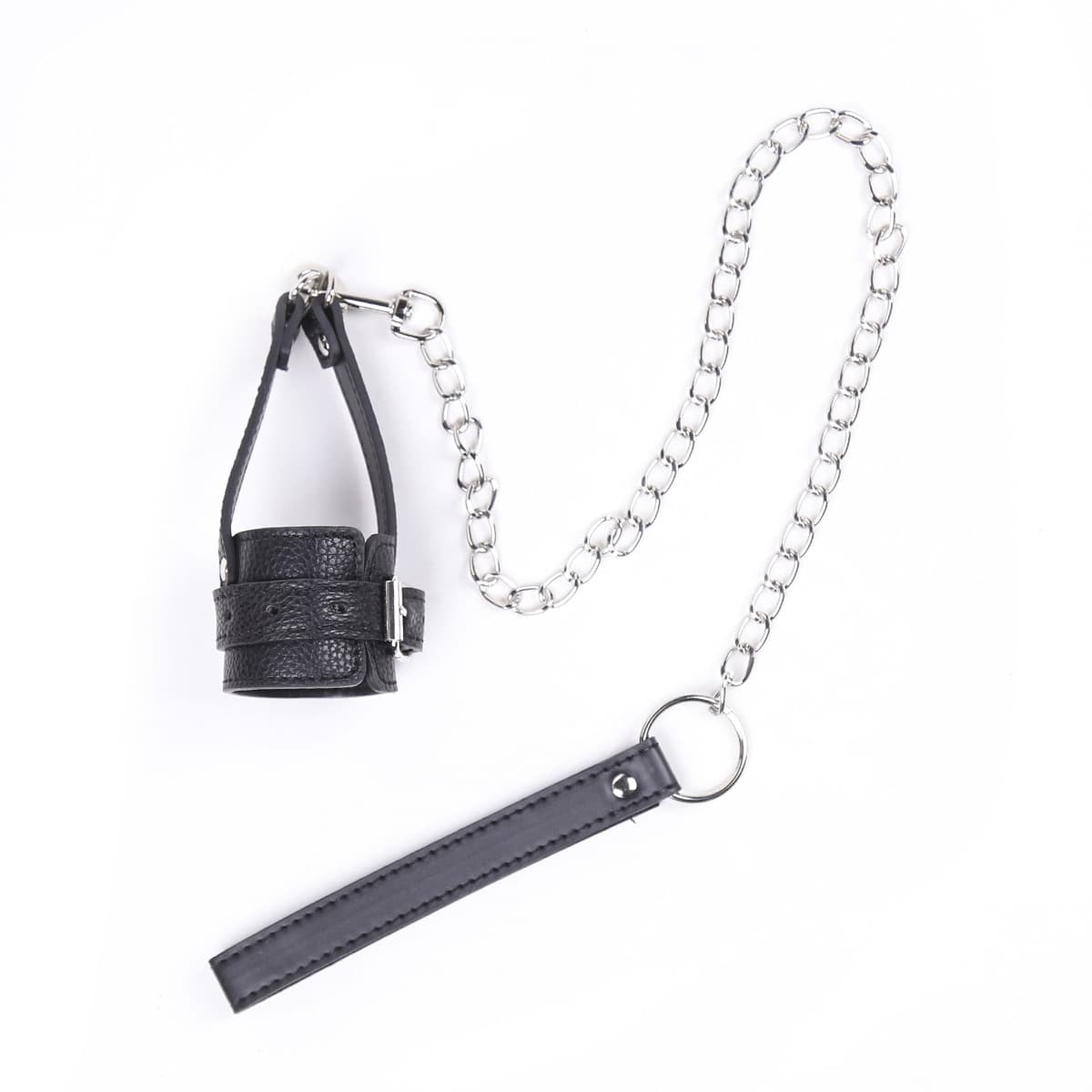 Leather And Metal Chain Traction Toy