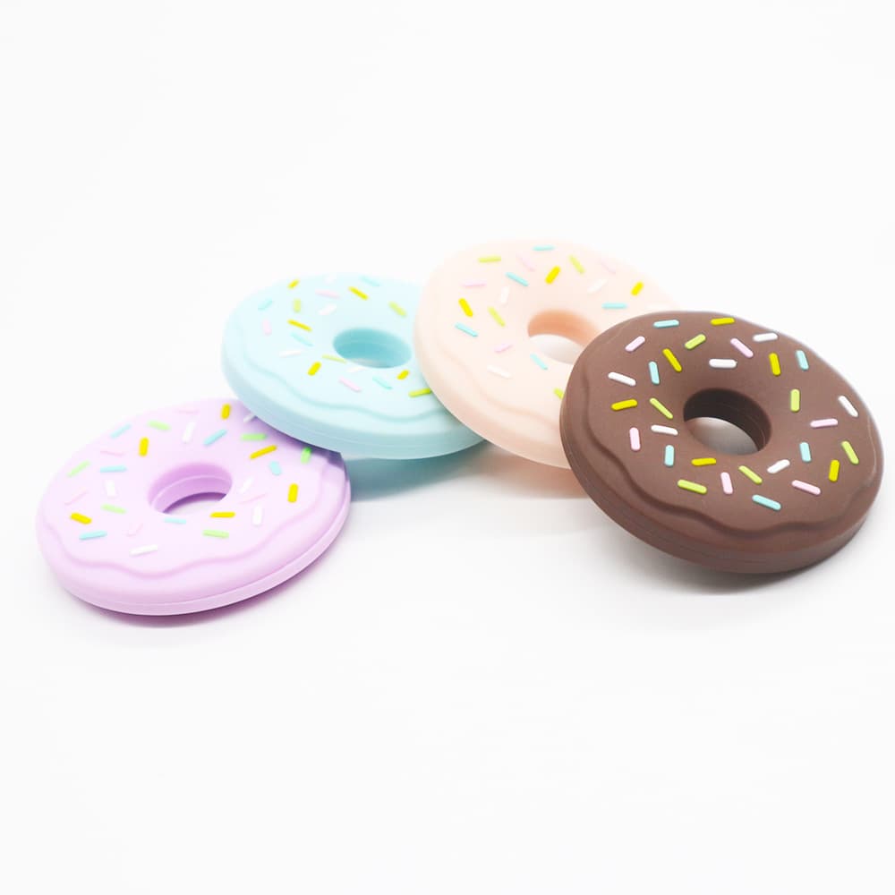 Food-grade Silicone Donut Baby Teether