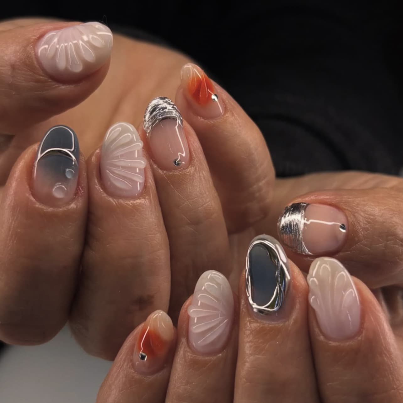 Almond Nail Wearable Fake Nails