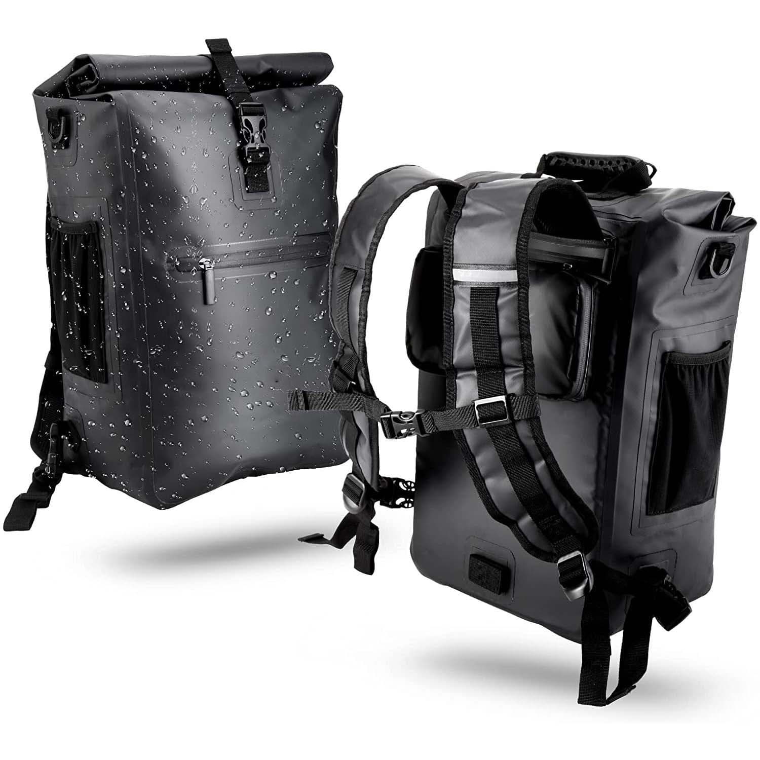 Waterproof Bike Pannier Laptop Backpack 3-in-1 Outdoor Leisure Commuter Sling Shoulder Bag