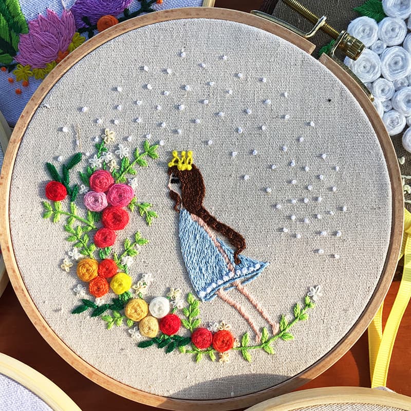 Creative Handmade Embroidery Simple Material Package