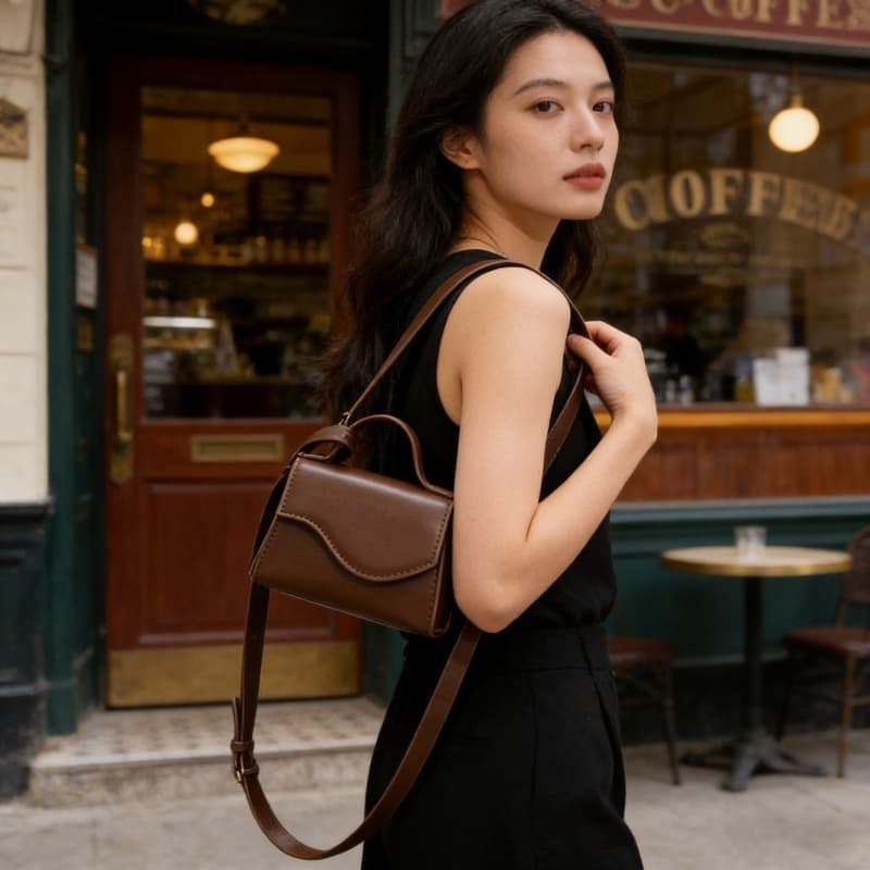 Vintage Womens Crossbody Shoulder Bag