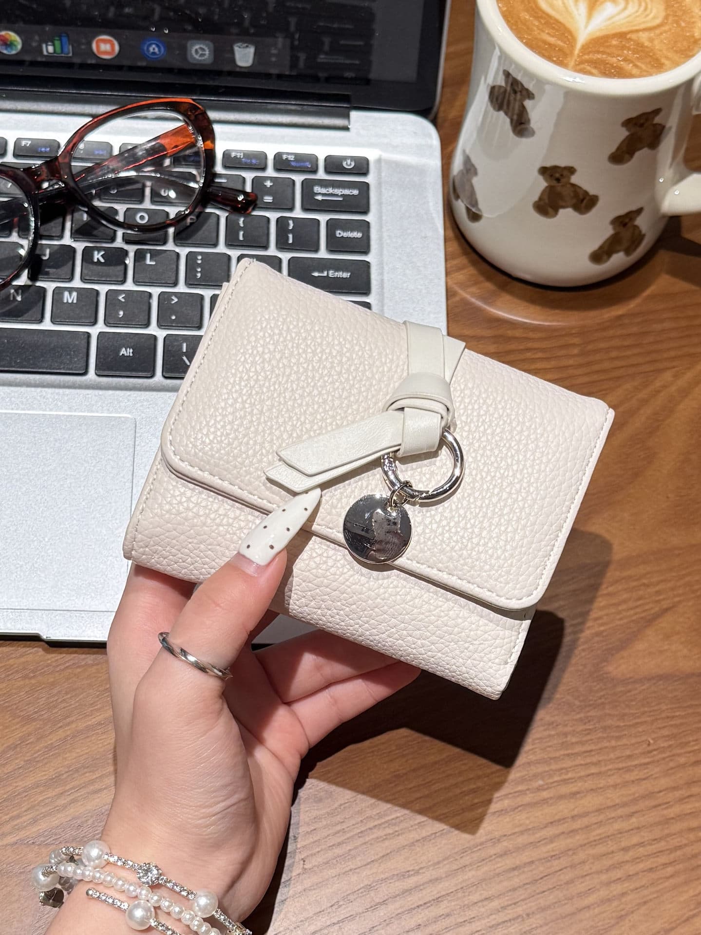 Women's Lychee-Grain Multi-Card Cardholder