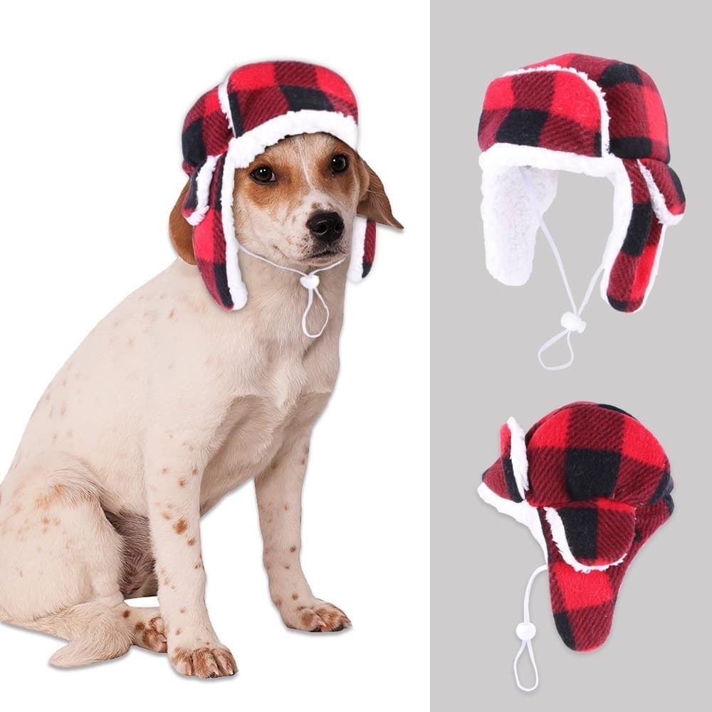 Warm Knitted Pet Hat For Golden Retrievers In Stock From The Manufacturer