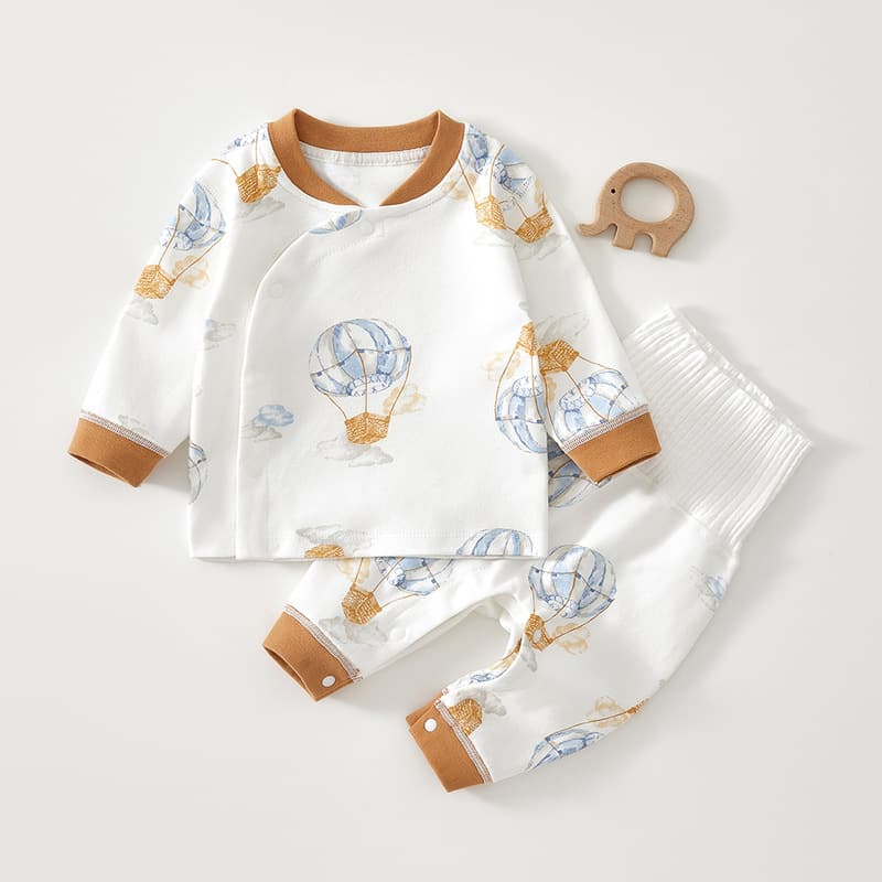 Baby Set Spring Autumn High-Waisted Pure Cotton Class A Set