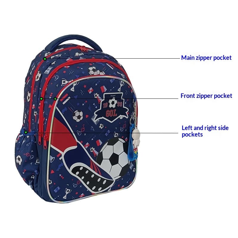 Large-capacity Spine-protecting School Backpack For Boys And Girls