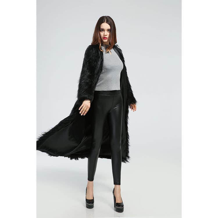 Women's Solid-Color Loose Wool Coat