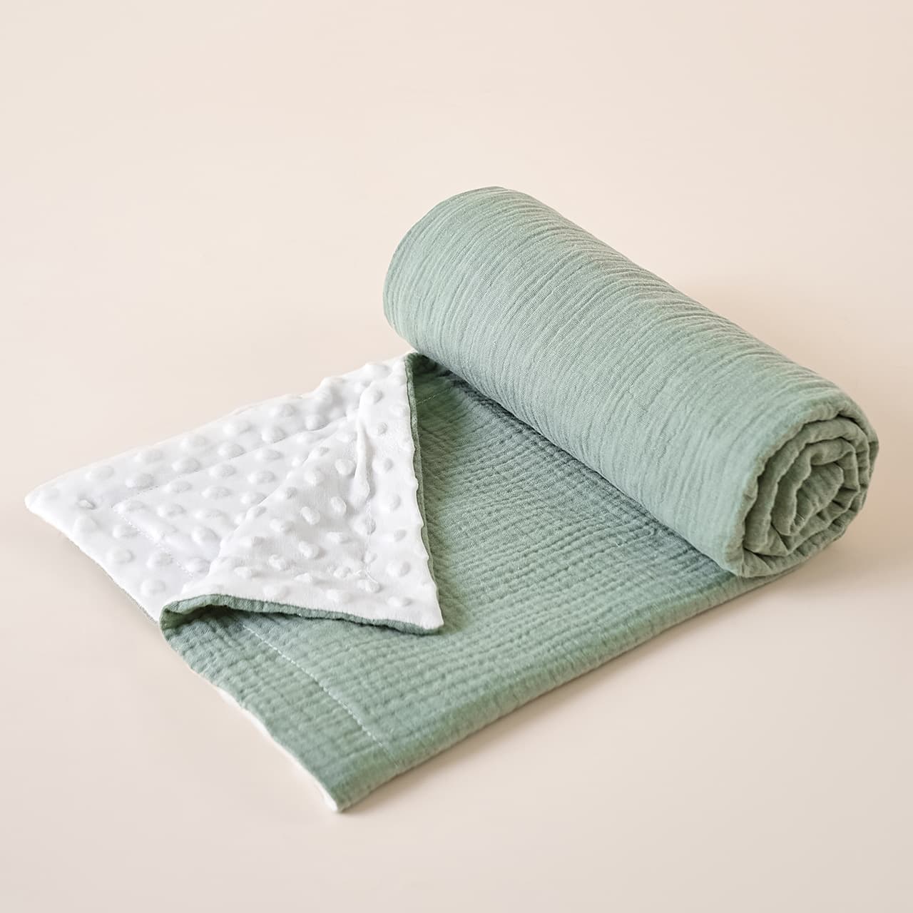Best-selling Crinkle Fabric Bean Bag Blanket Baby Swaddle Blanket