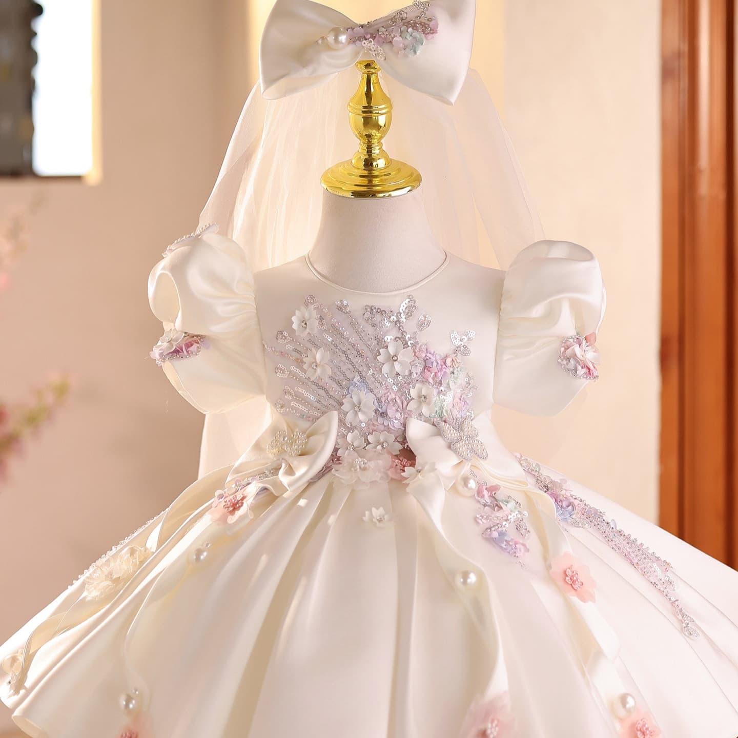 Flower Girl Wedding Dress For Little Girls
